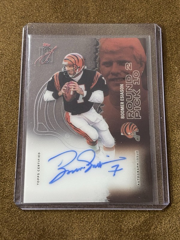 BOOMER ESIASON 2025 TOPPS SIGNATURE CLASS AUTOGRAPH VETERAN CLASS CRYSTAL CLEAR