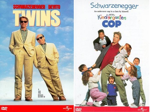 Arnold Schwarzenegger Comedy Double Feature Kindergarten Cop & Twins 2 DVD Set - Picture 2 of 4