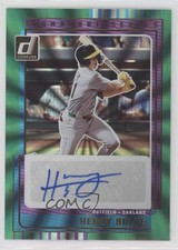 2025 Panini Donruss Signature Series Green Laser Henry Bolte #SG-HBT Auto 0hk3