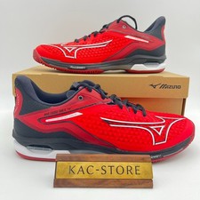 MIZUNO Tennis Shoes Wave Exceed Tour 6 AC 61GA2470 61 Red White Black oki
