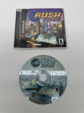 San Francisco Rush 2049 Sega Dreamcast Game NTSC-U Disc Case Midway Racing