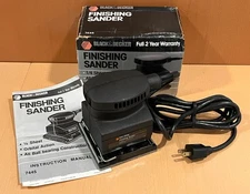 Black+Decker  Finishing 1/4 Sheet Orbital Sander 7445 Open Box DIY Construction