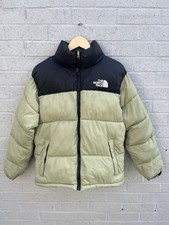 The North Face 700 Fill Down Puffer Jacket Mens Medium Black Green Winter Coat