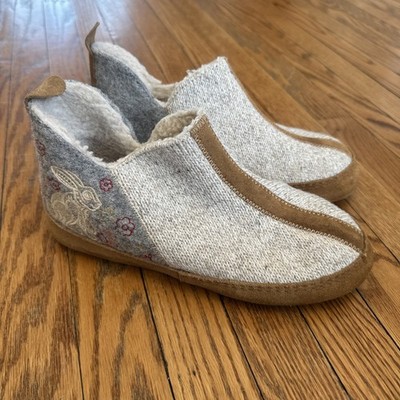 ACORN FOREST BOOTIE SLIPPER WOMEN GRAY Size 6.5 - 7.5