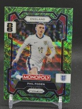 2026 Panini Prizm Monopoly FIFA World Cup #29 Phil Foden Green Wave Prizms