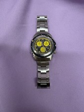 Cinturino Sector Expander Exp 202 quadrante nero/giallo SS