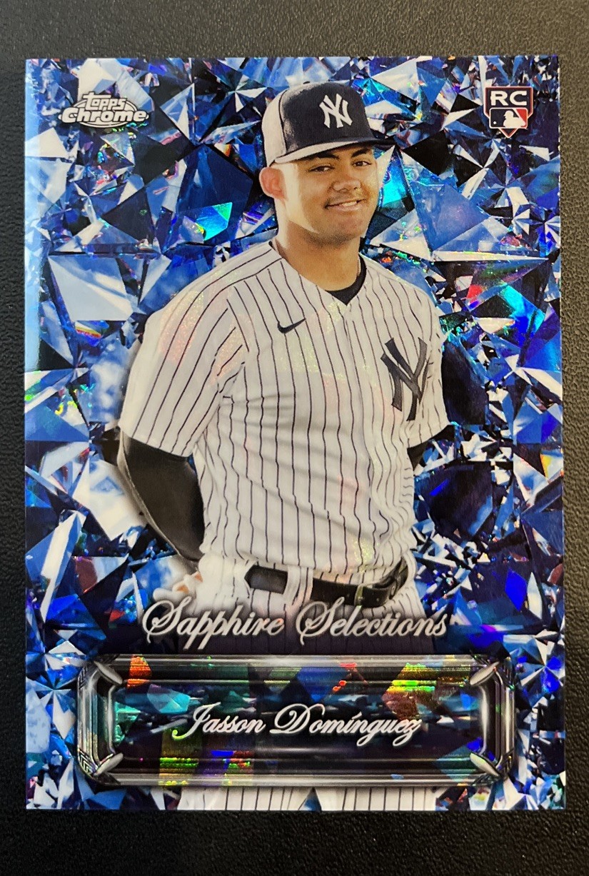 2024 Topps Chrome Sapphire Selections Jasson Dominguez RC #SS-1 Rookie Yankees