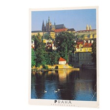 Postcard Prague Castle Prague Czech Republic Chrome Posted