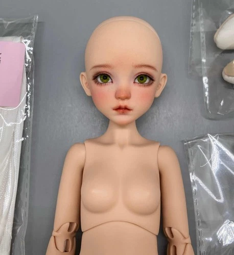 1/6 1/5 BJD Doll Handmade Resin Ophelia Light Tan Color-Free Face Make UP+Eyes