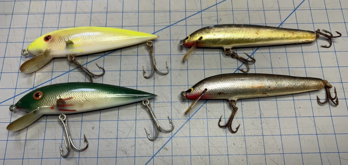 Shelt Lot de 20 leurres de pêche non peints pour la plongée profonde Crankbaits Musky Valley Appâts Body