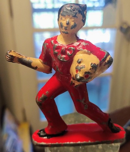 "TOM TOM THE PIPER'S SON" ANTIQUE LEAD TOMMY TOY VINTAGE 1930s DIME STORE FIGURE