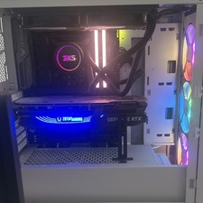 Custom White RGB Tower Gaming PC i9-14900K RTX 4070 Ti SUPER 16GB 32GB DDR5 5600