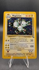 Carte Pokemon fossili rare Magneton 11/62 Unlimited Holo