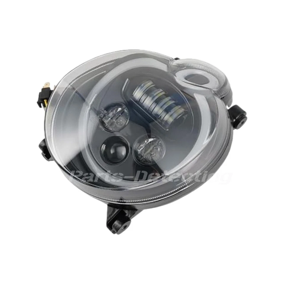 Farol de LED com lâmpada de circulação diurna preto para 2009-2020 Yamaha Vmax 1700 - Imagem 3 de 4