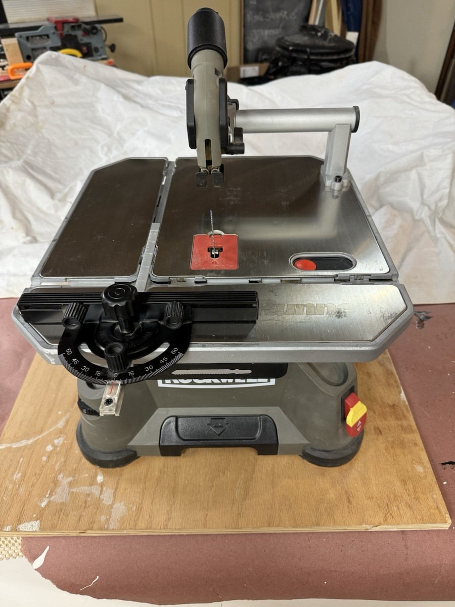 Rockwell Bladerunner Table Jig Saw Tool Miter Wall Mount Circle