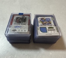 (50) NFL ROOKIE AUTO REFRACTOR SSP VINTAGE SERIAL # PATCH CARD COLLECTION LOT