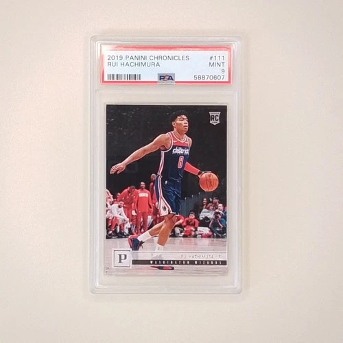 2019 Panini Chronicles Basketball Green Rui Hachimura #111 PSA 9
