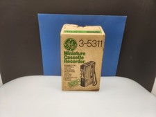 GE Miniature Cassette Recorder BOX ONLY 3-5311  See All Pictures 