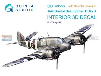 QTSQD48556R 1:48 Quinta Studio 3D Decal - Beaufighter TF.Mk.X + Resin (TAM kit)