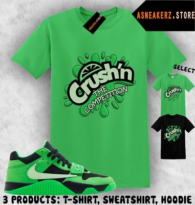 Shirt Matching Travis Scott Jumpman Jack Green Spark Match Sneaker