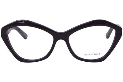 Balenciaga BB0341O 003 Eyeglasses Women's Violet Full Rim
