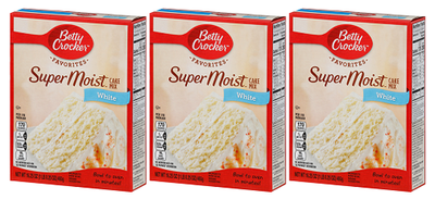 Betty Crocker Super Moist White Cake Mix 3 Pack | eBay