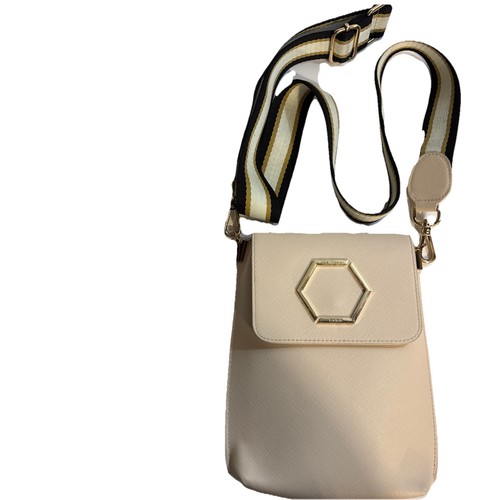 Alice Wheeler London Womens Bloomsbury Crossbody Bag - Cream