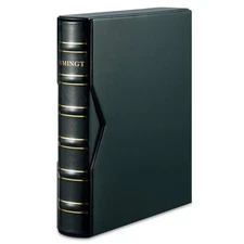 Premium PU Classic Binder with Slipcase Storage Case, 4 Ring Binder Albums St...