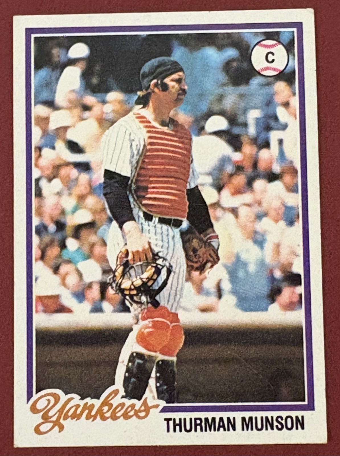 1978 Topps - Thurman Munson #60 VG CONDITION