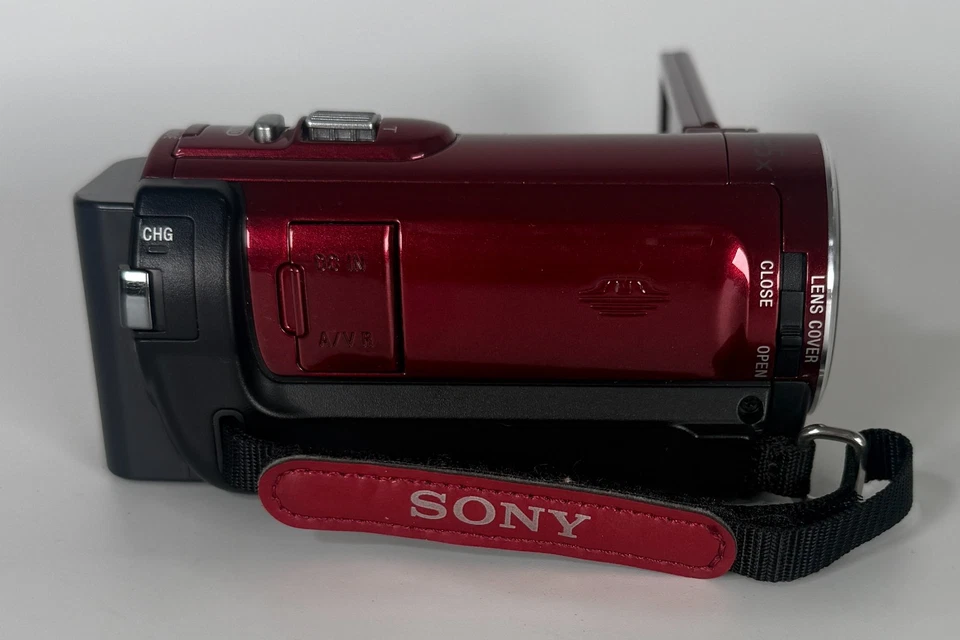 Sony HDR CX115 Full HD Camcorder Handycam - 25x optischer Zoom rot  [SEHR GUT] - Bild 3 von 4