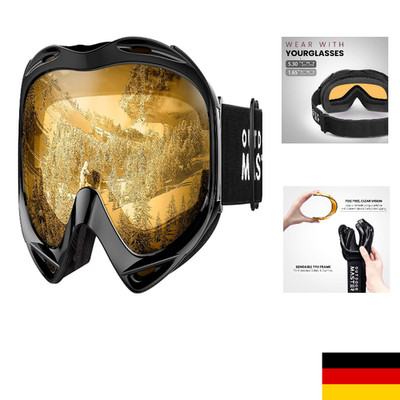 OutdoorMaster OTG Skibrille Anti-Nebel UV400 100 Schutz