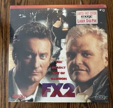 FX2 Rare The Deadly Art Of Illusion PG 13 Orion Home Video Laserdisc Sealed 1991