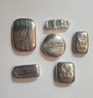 91g (3.21oz) Tasmanian Bullion Company Pure Silver Bars .999
