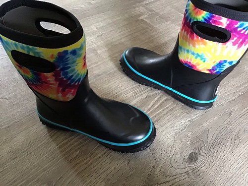 Bogs Jugend Grasp Schnee Regen Stiefel Größe 5 Batik wasserdicht isoliert 78858-009 - Bild 5 von 14