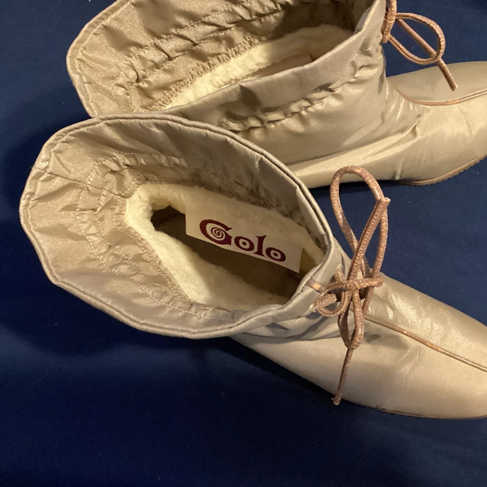 GOLO Botas Marrón Vintage Para Mujer Talla 6.5 Suelas Vibram Años 70 Forradas de Piel Sintética Foto 2 de 4