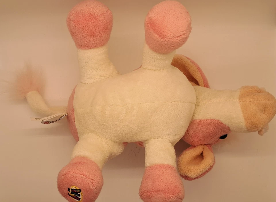 Ganz Webkinz Strawberry Cow Plush Stuffed Animal NO CODE RARE - Image 2 of 4