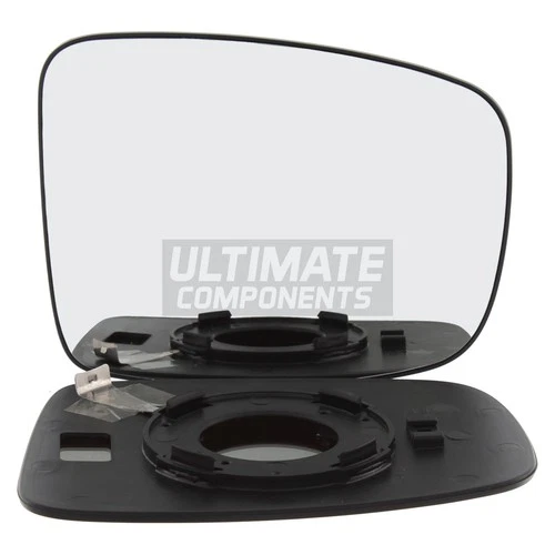 Wing Mirror Glass Fits Hyundai i10 2008-2011 Chrome Convex Drivers Side Right