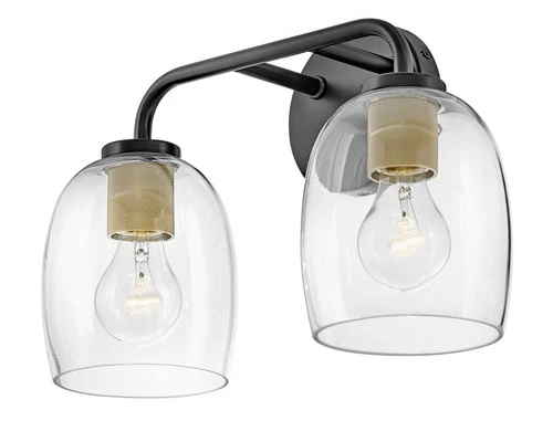 Lark 85012 Percy 2 Light 15"W Bathroom Vanity Light - Picture 6 of 13