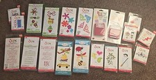 Lot of 20 SIZZIX Sizzlits Dies Christmas Alohabet - NEW  USED