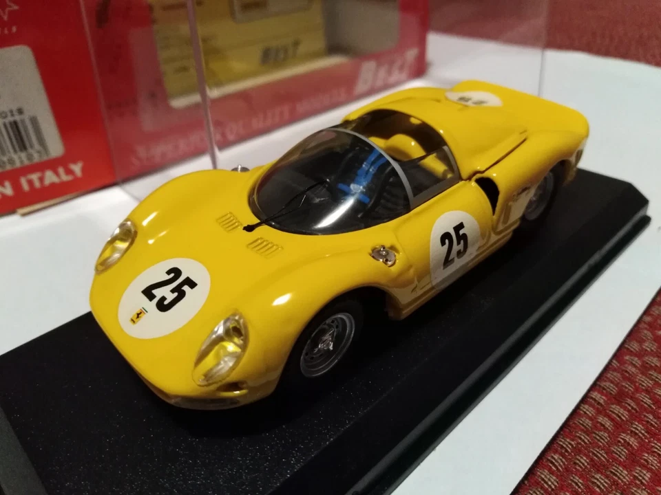 BEST MODEL 1:43 FERRARI 365 P2 BIANCHI/LANGLOIS DAYTONA 1966 CON BOX - Immagine 2 di 4