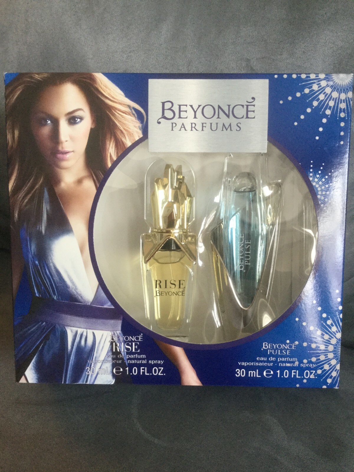 BEYONCE PARFUMS GIFT SET WITH RISE 1.0 FL OZ AND PULSE 1.0 FL OZ - NEW ...