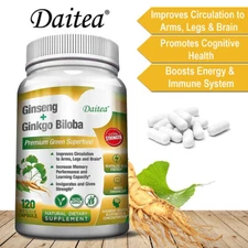 Organic Ginkgo Biloba 300 Mg, Ginkgo Biloba, Memory and Attention Health