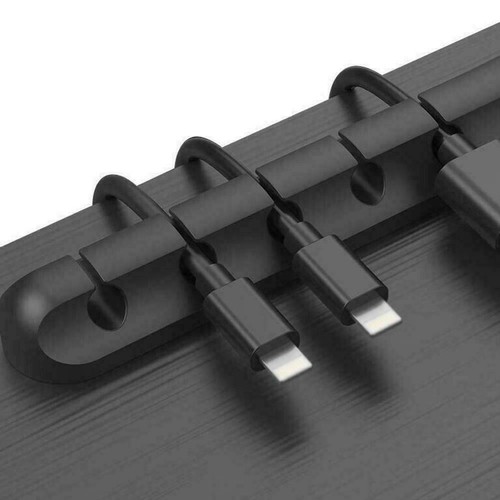 Cable Clip Holder Silicone Desk Cable Winder Clips Organizer Cord ✨ Pro ha GTR8 - Afbeelding 6 van 12