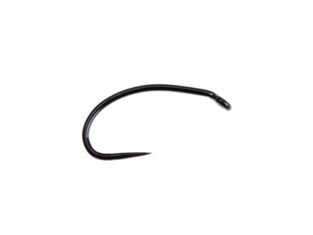 24 x AHREX FW541 #10 BARBLESS FRESHWATER CURVED NYMPH HOOKS NEW FLY TYING  HOOK