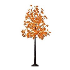 LIGHTSHARE 6FT 120LED Artificial Lighted Maple Tree Warm White Fall Decorations
