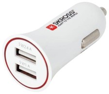 Image of USB Car Charger, 2x USB A, 5V, 1A/2.4A - 2.900610-E