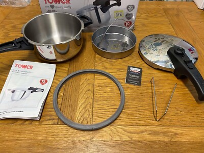Tower Stainless Steel Pressure Cooker Tower T920002 Pressure