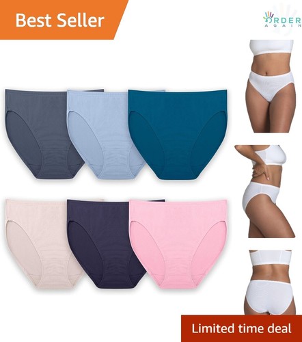 Women's Breathable Micro-Mesh Underwear Plus Size Moisture Wicking Comfort