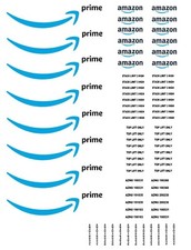 O Scale Container Decals " Amazon Prime "
