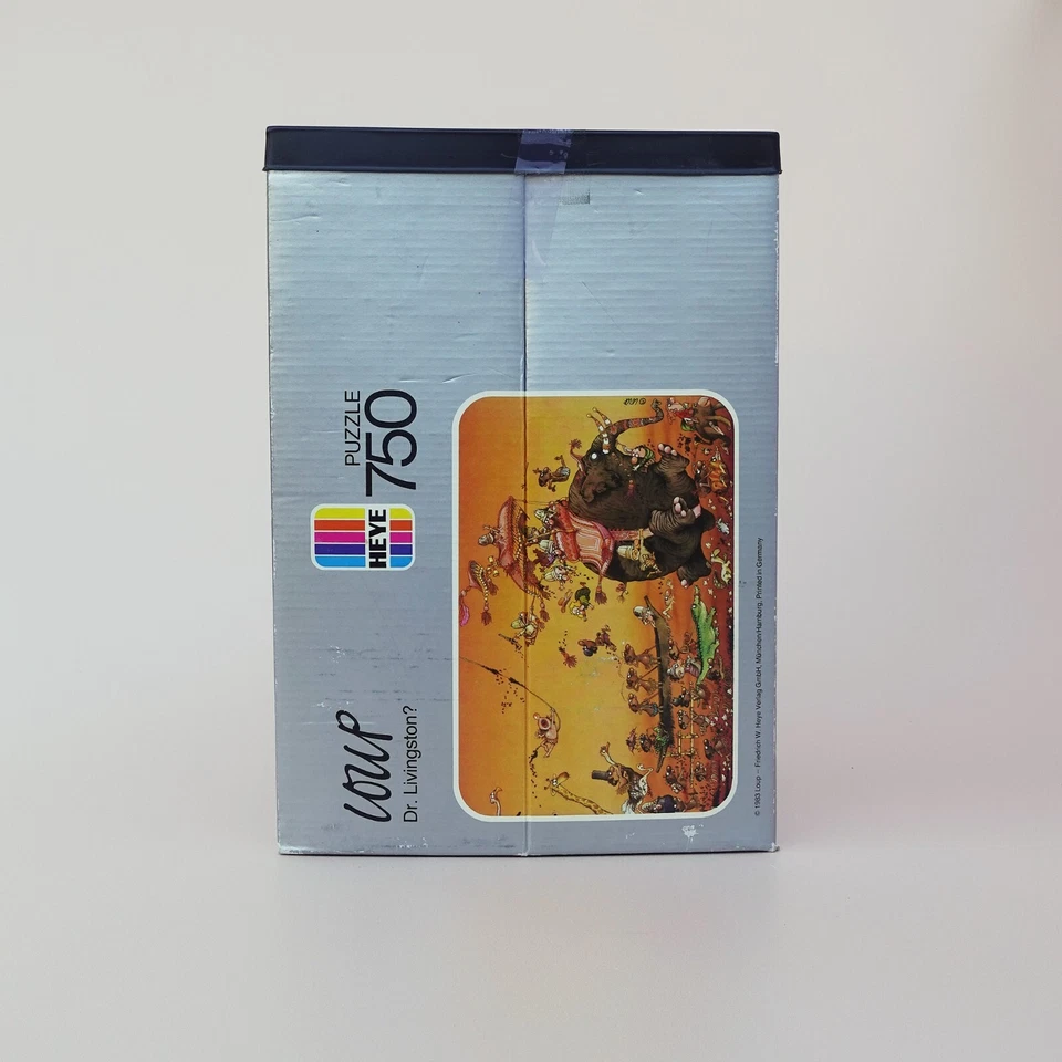 HEYE Rare Vintage 1983 Dr. Livingston? Loup 500 piece Puzzle Jigsaw COMPLETE - Image 2 of 4